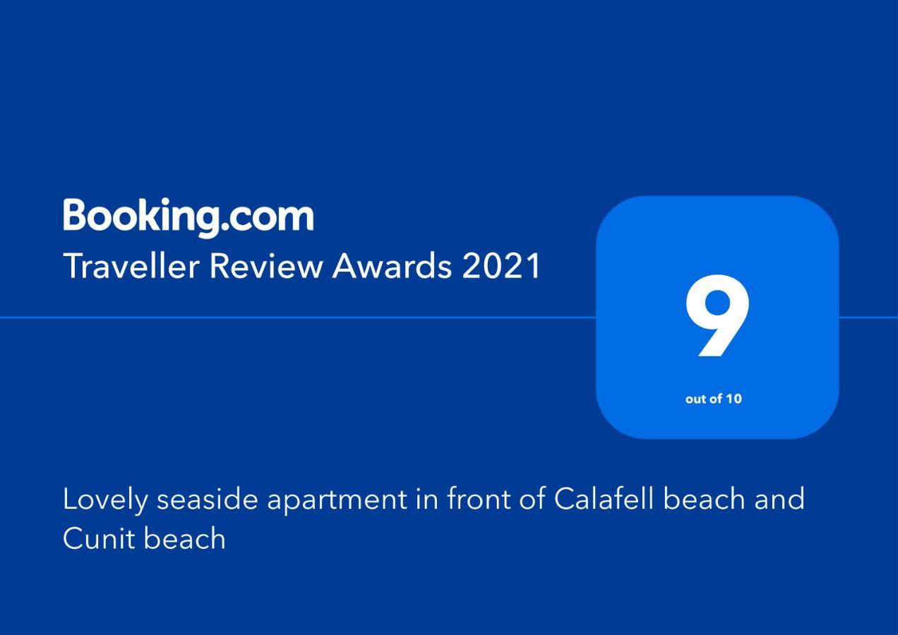 Lovely Seaside Apartment In Front Of Calafell Beach And Cunit Beach เซกูร์ เด กาลาเฟย์ ภายนอก รูปภาพ